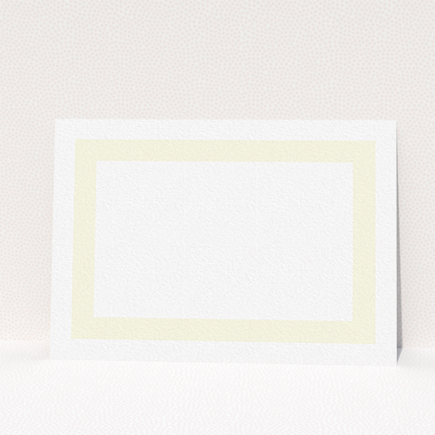A ladies personalised note card called "Cream border ". It is an A6 card in a landscape orientation. "Cream border " is available as a flat card, with mainly cream colouring.