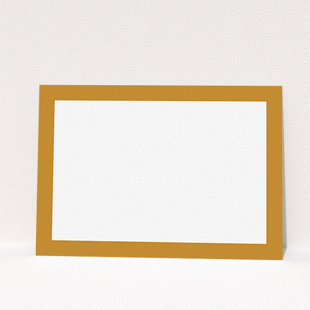 A men custom writing stationery template titled "Striking orange ". It is an A6 card in a landscape orientation. "Striking orange " is available as a flat card, with tones of orange and white.