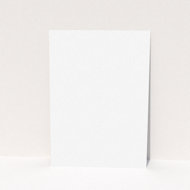 A personalised wedding invitation design called "North Star". It is an A6 invite in a portrait orientation. "North Star" is available as a flat invite, with mainly white colouring.