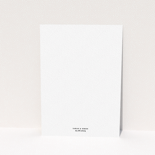 A personalised wedding invite called "Red Flowers". It is an A6 invite in a portrait orientation. "Red Flowers" is available as a flat invite, with tones of red and white.