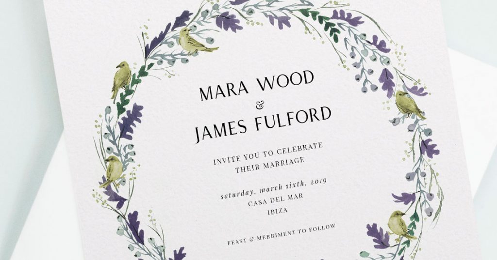 8 of the Best Floral Wedding Invitations Right Now Utterly Printable