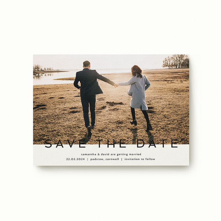 Cheap save the date with photo