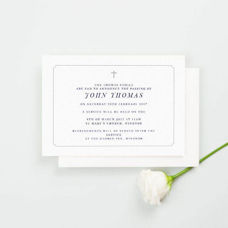 Everything You Need To Know About Writing A Funeral Announcement Card 