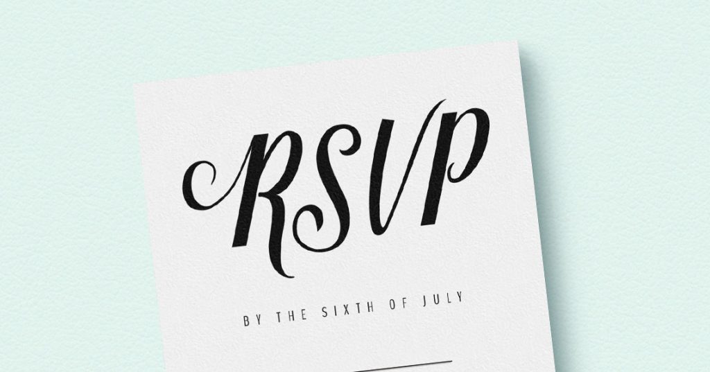 6 RSVP cards for your big day that you need to know about Utterly Printable