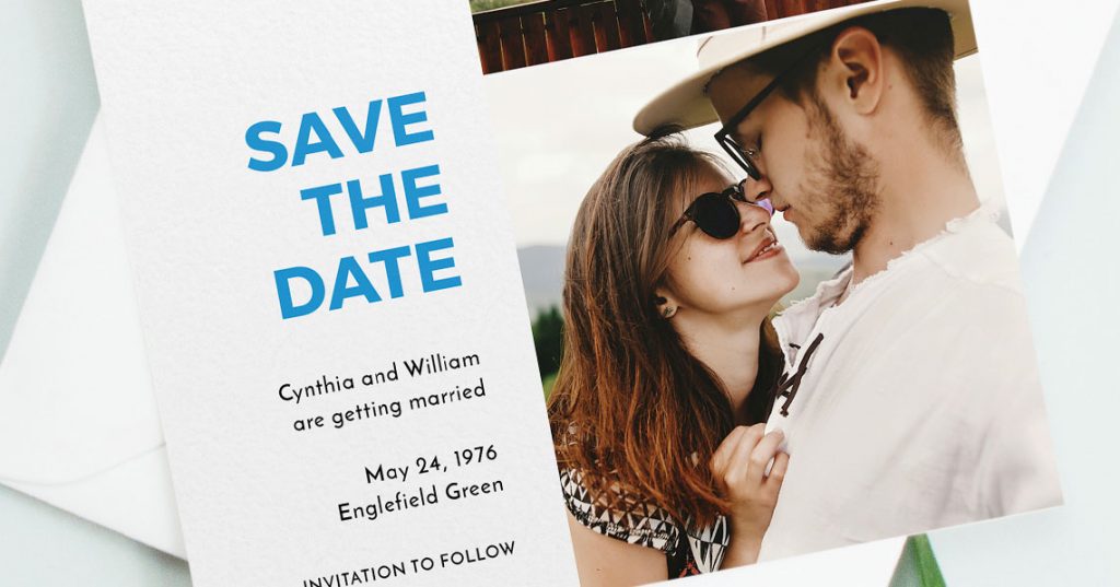 What are Wedding Save the Date Cards? Utterly Printable