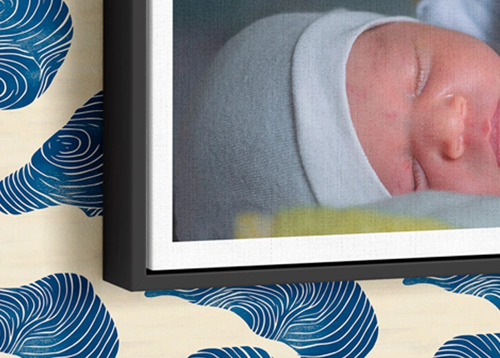 Elegant framed canvas prints showcasing high-quality personalised photography