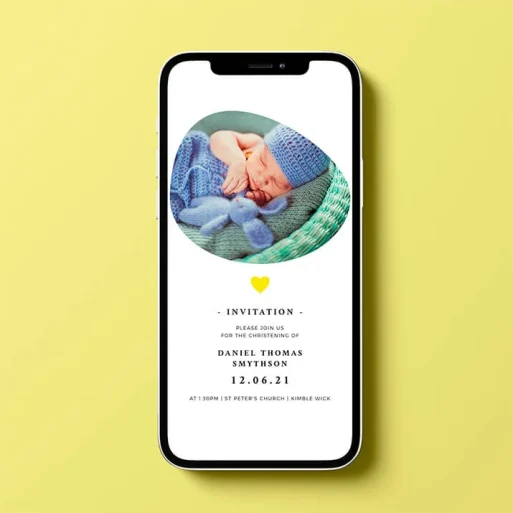 WhatsApp Christening Invitations for Easy Sharing