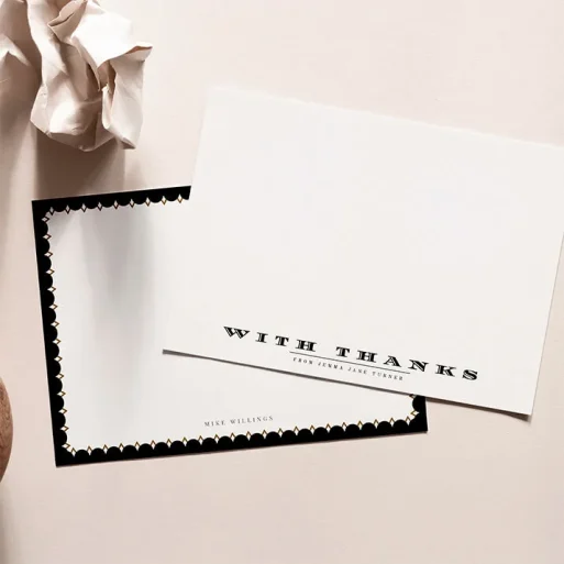 Custom Stationery for Couples with Initials and Names