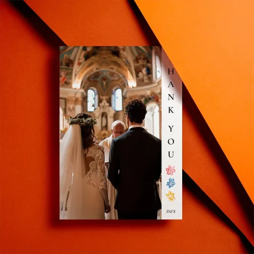 Wedding Thank You Cards with Personal Photos