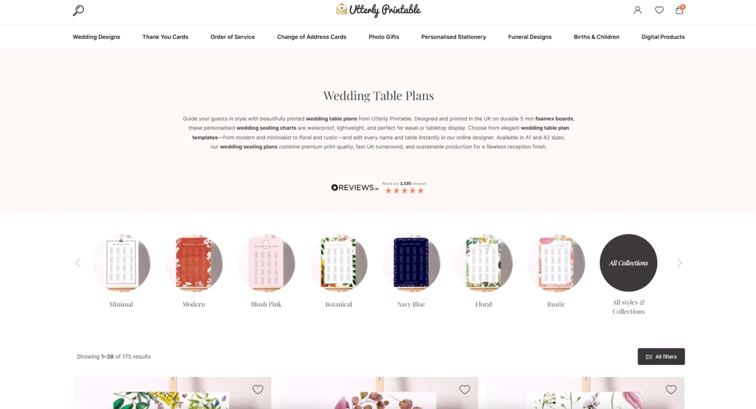 Seating plan editor with table number selection controls
