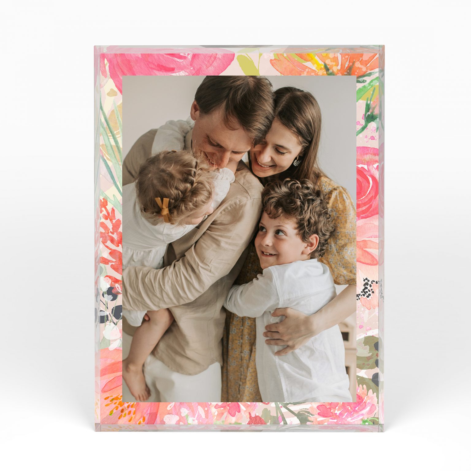 Floral Zing in Acrylic Photo Blocks