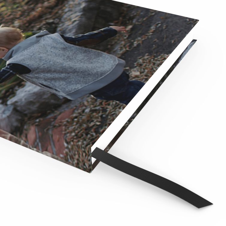 Personalised notebooks design with one photo on the full cover spread, ideal for custom printing by Utterly Printable.