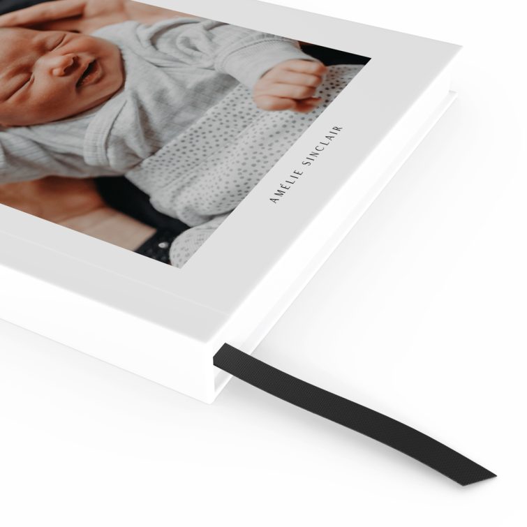 Personalised portrait notebook design with one photo, ideal for capturing notes and ideas.