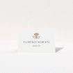 Baroque place card - Embrace timeless elegance with classic opulence and modern simplicity, perfect for weddings steeped in traditional grandeur This is a view of the front