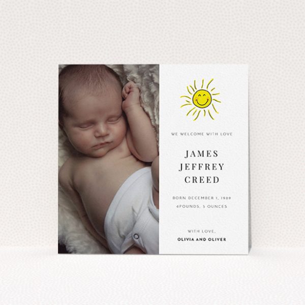 Personalised Birth Announcement Cards | Utterly Printable