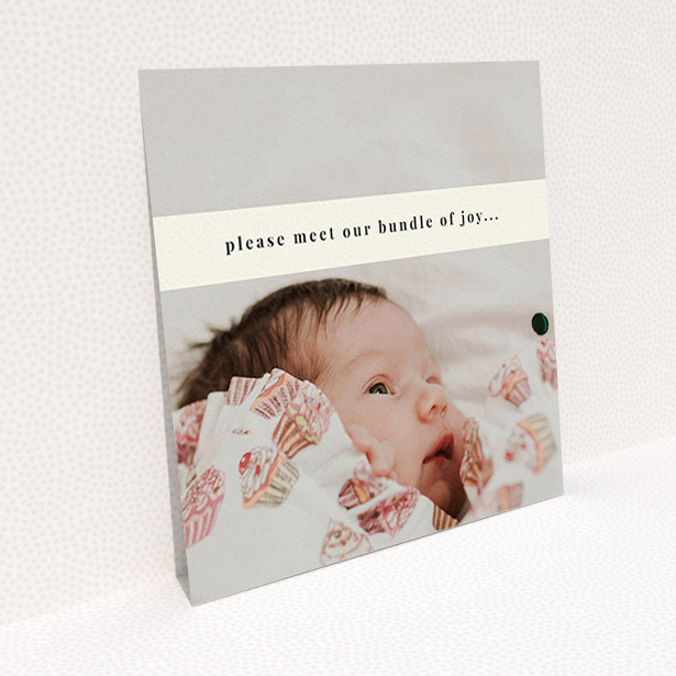 new　Our　in　Announcement　Birth　bundle　joy　of　Cards