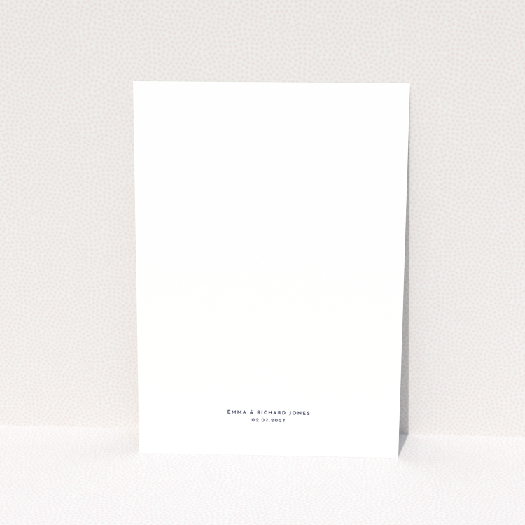 25th anniversary party invitations design - reverse side with no photos - Portrait