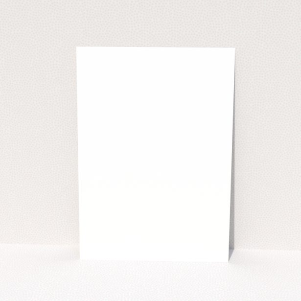 Funeral thank you card titled Portrait with no photos on back page