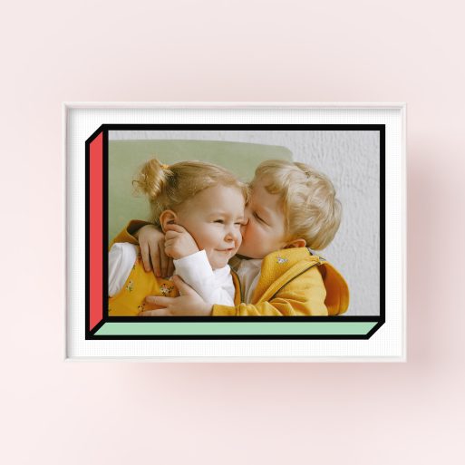 Wall Art Framed Print - 3D Glee - Immerse in Joyful Memories with Unique 3D Effect