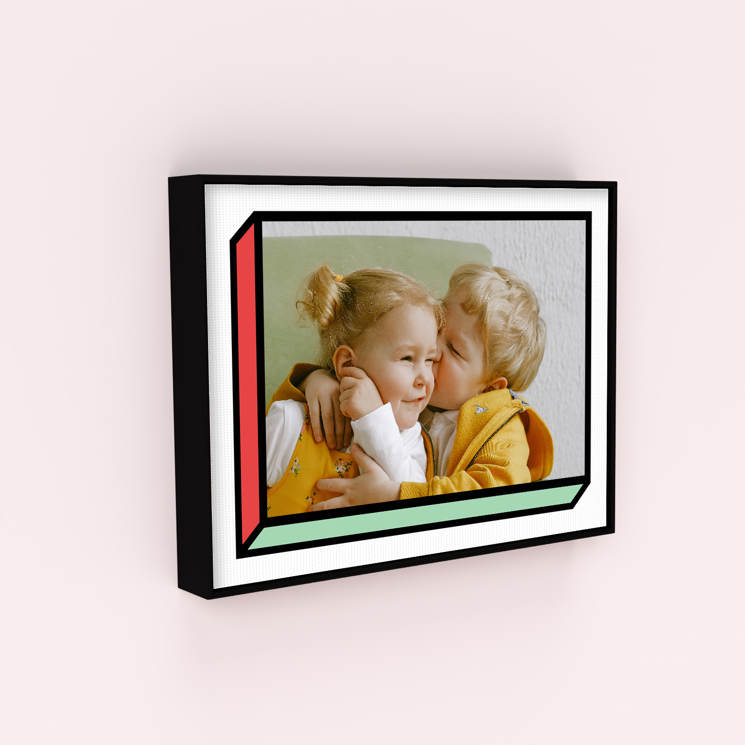 Wall Art Framed Print - 3D Glee - Immerse in Joyful Memories with Unique 3D Effect