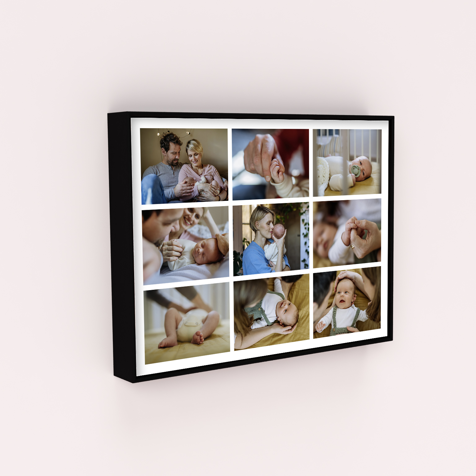 Wall Art Framed Prints featuring 9-fold design - Exhibit cherished memories with this durable and timeless piece