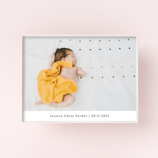 Framed Photo Canvas - Baby's Day Out - Preserve Joyful Moments with High-Resolution Detail