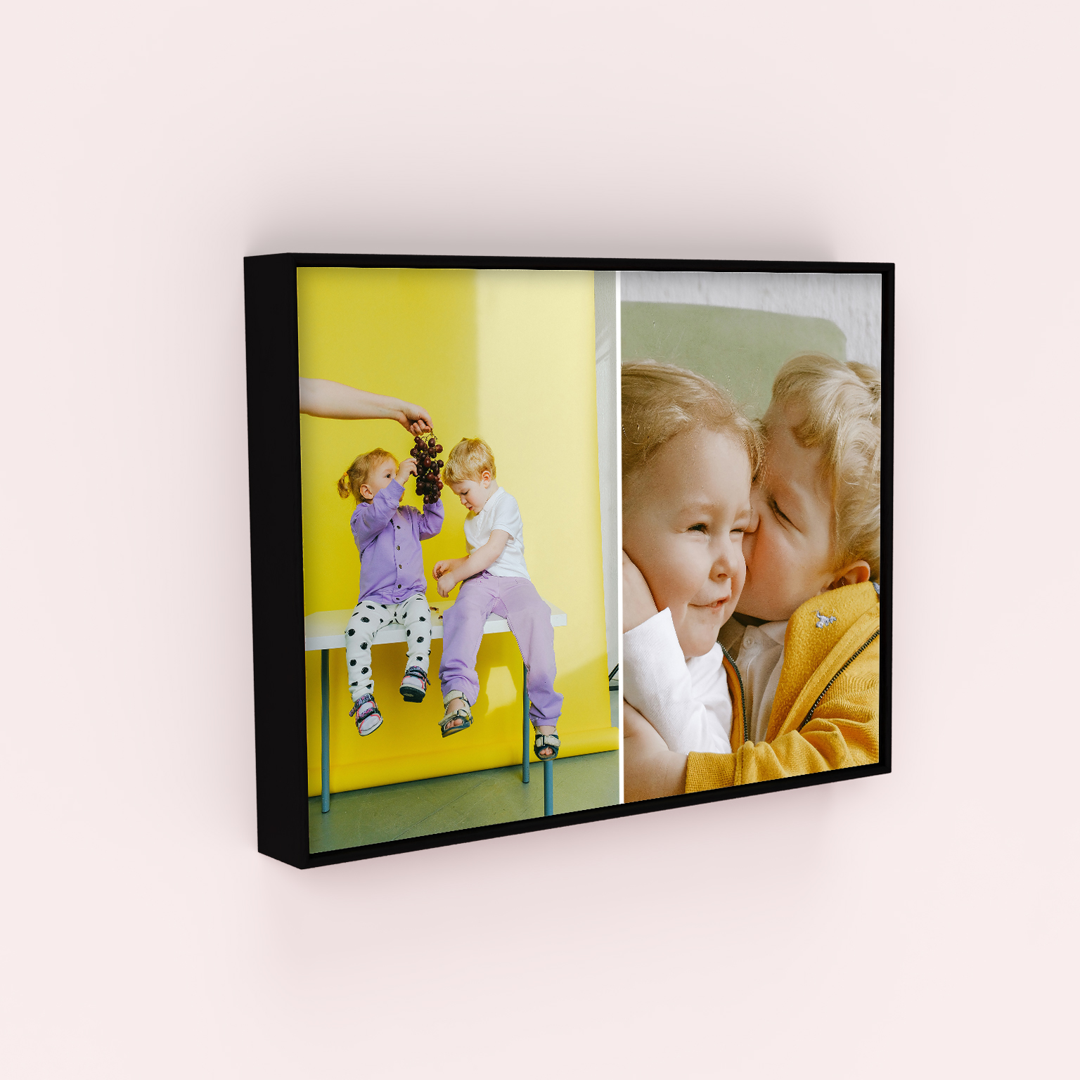 Double Trouble Box Framed Prints - A Sophisticated Gift Featuring Two Treasured Photos