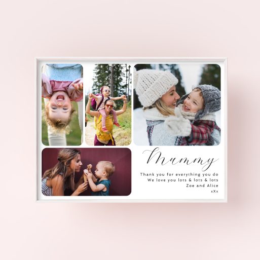 Mother's Day Medley Boxed Photo Prints - A Heartwarming Gift with Space for 4 Cherished Photos