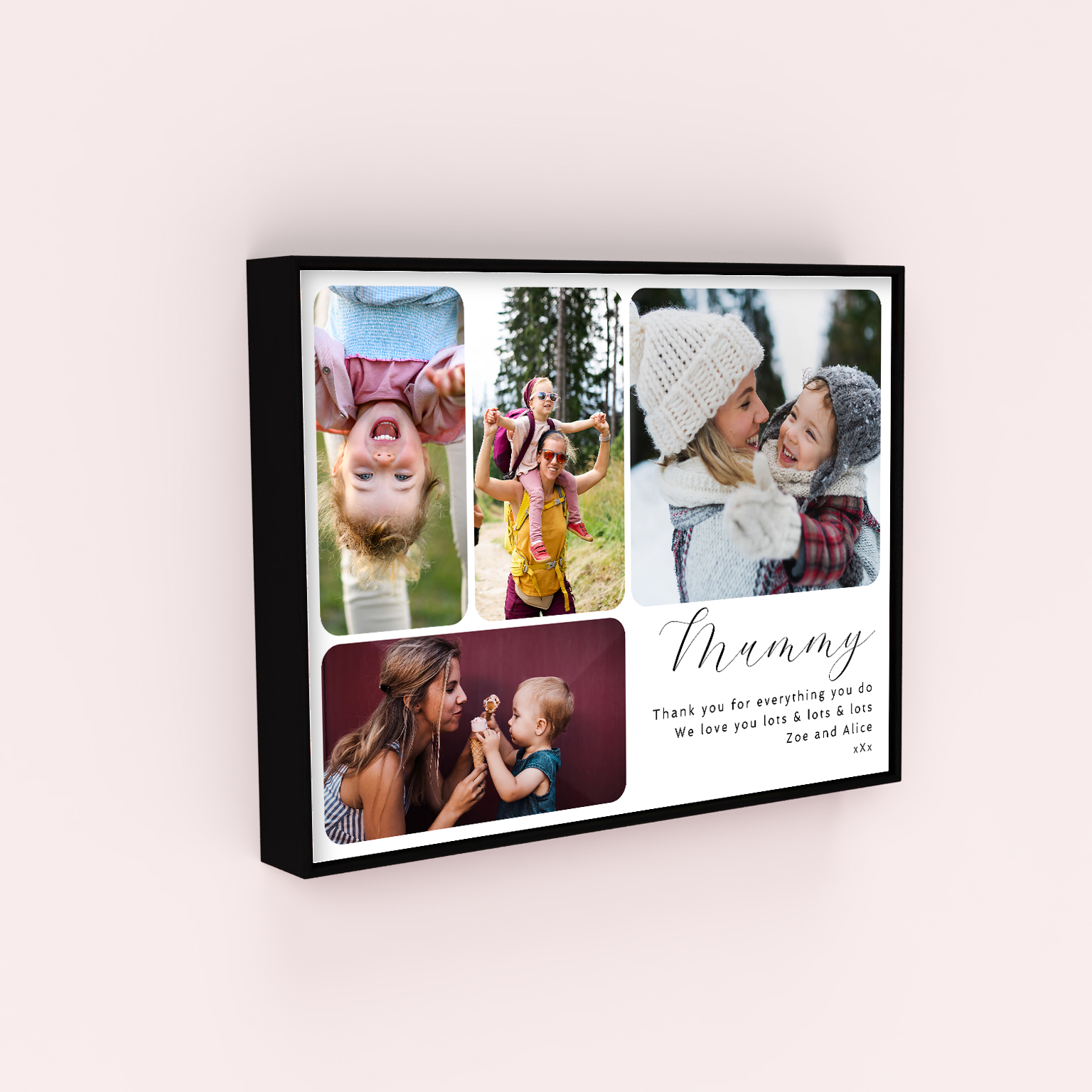 Mother's Day Medley Boxed Photo Prints - A Heartwarming Gift with Space for 4 Cherished Photos
