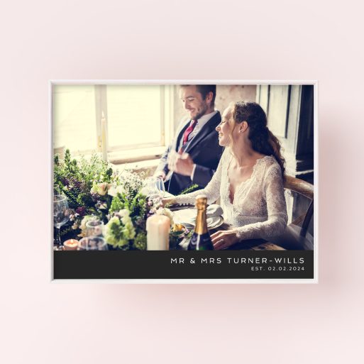 Wall Art Framed Prints featuring Wedding Bliss design - Create a beautiful keepsake with your cherished wedding memories