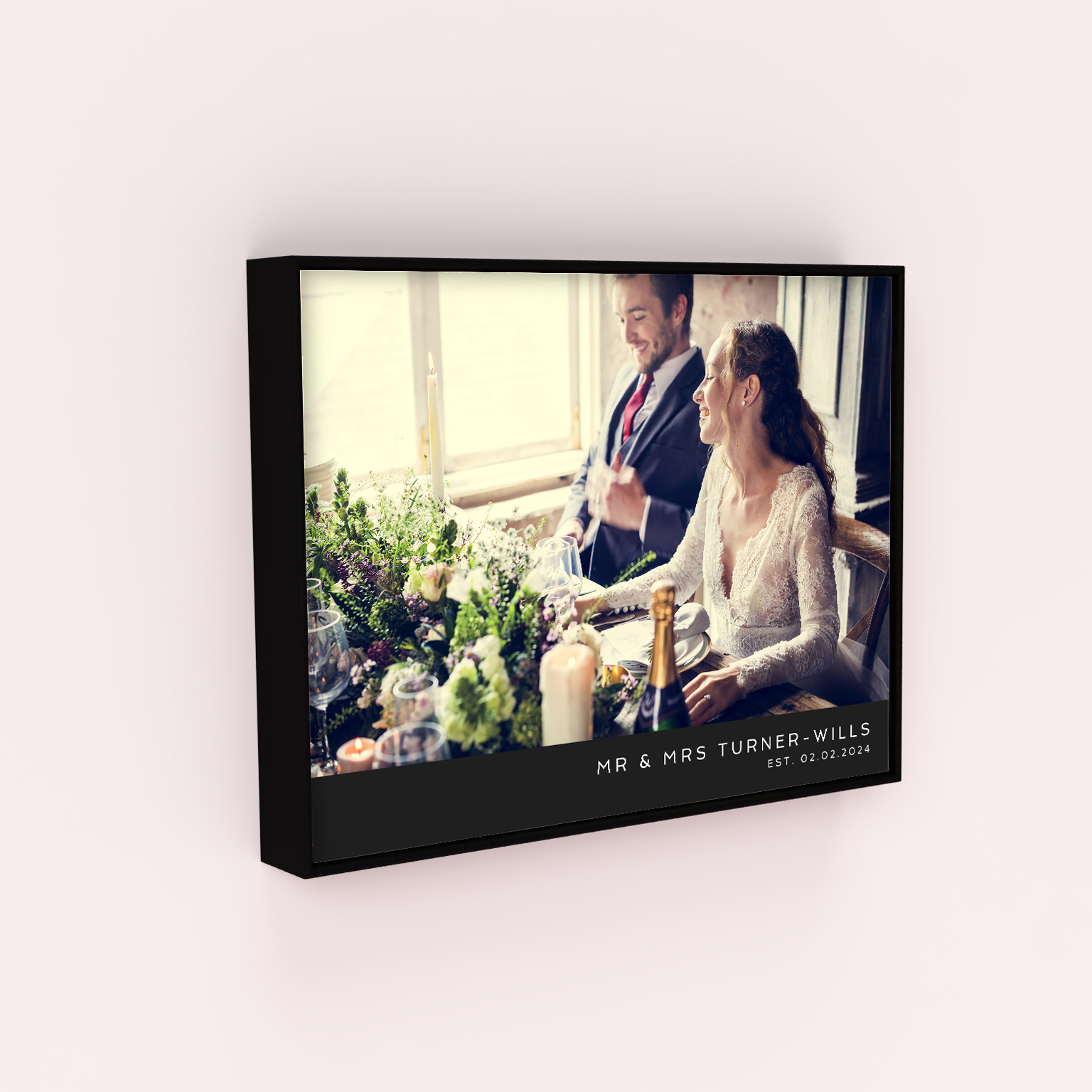 Wall Art Framed Prints featuring Wedding Bliss design - Create a beautiful keepsake with your cherished wedding memories