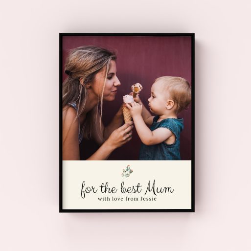 A Mother's Gaze Wall Art Framed Print - Premium Mother's Day Gift