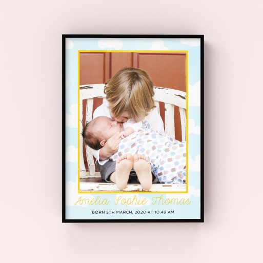 In the Clouds Wall Art Framed Print - 3D Captivation for Cherished Moments