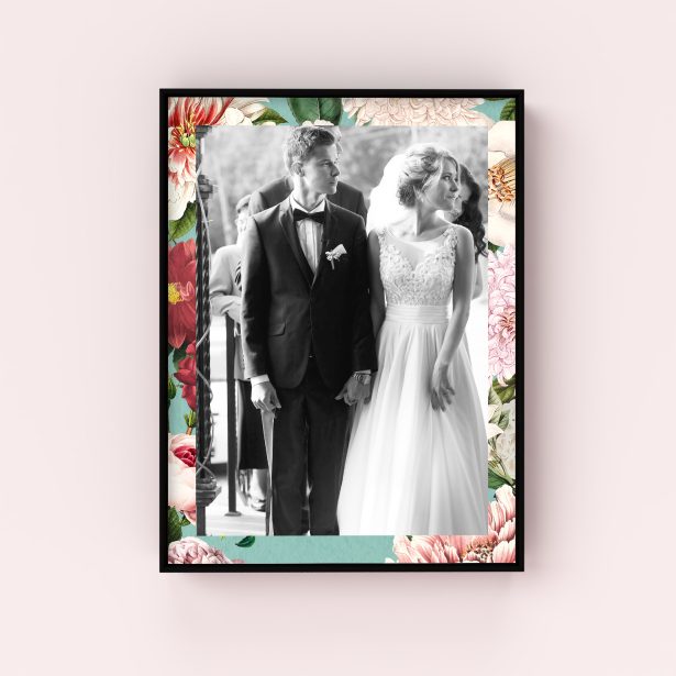 Sealed with a Kiss Wall Art Framed Print - Capture timeless memories with this portrait-oriented print showcasing one cherished photo. Crafted with durable acrylic glass, this print ensures longevity, becoming a timeless piece that can be cherished for years.