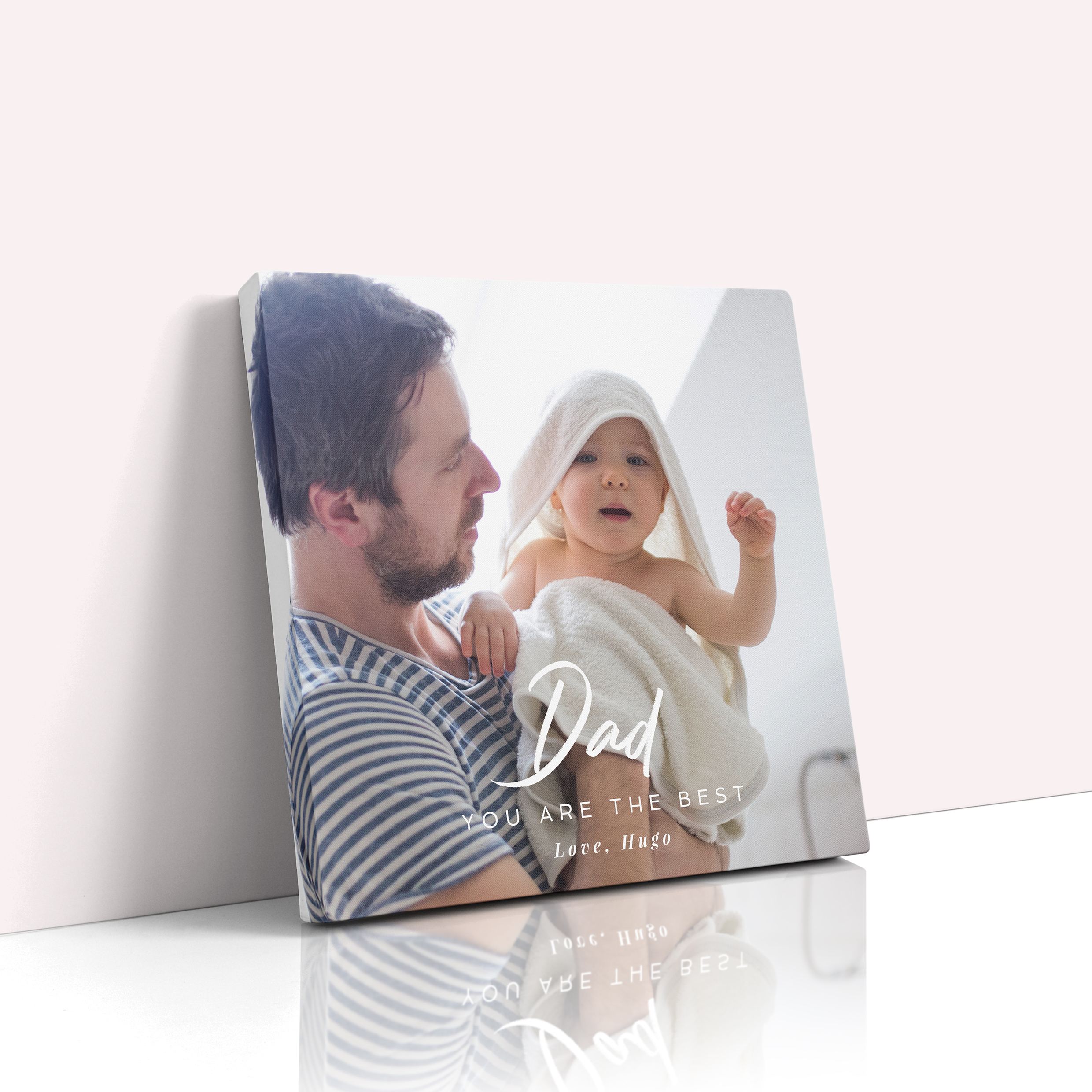 Photo of a canvas print called 'Papa’s Presence'. It is 20cm x 20cm in size, in a Square orientation. It has space for 1 photos.