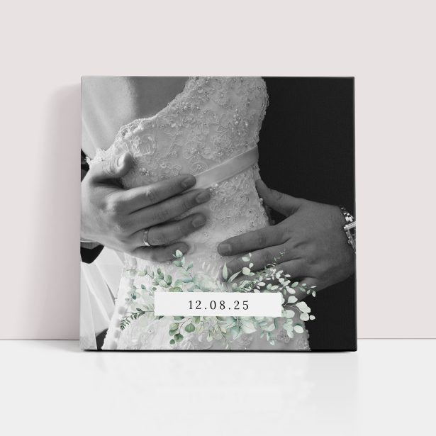 Photo of a canvas print called 'Sealed with Love'. It is 20cm x 20cm in size, in a Square orientation. It has space for 1 photos.