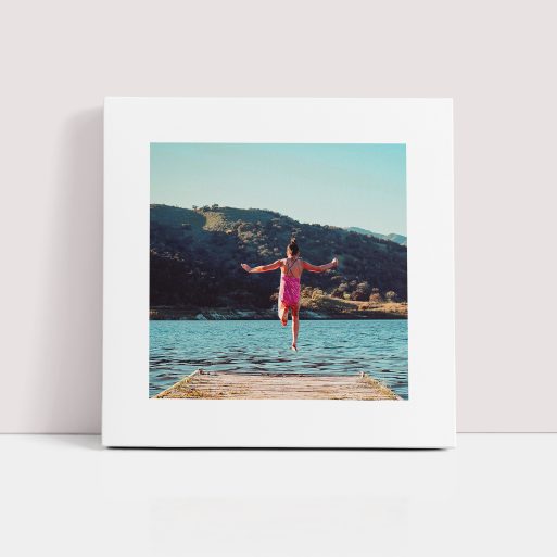 Photo of a canvas print called 'Stacked'. It is 20cm x 20cm in size, in a Square orientation. It has space for 1 photos.