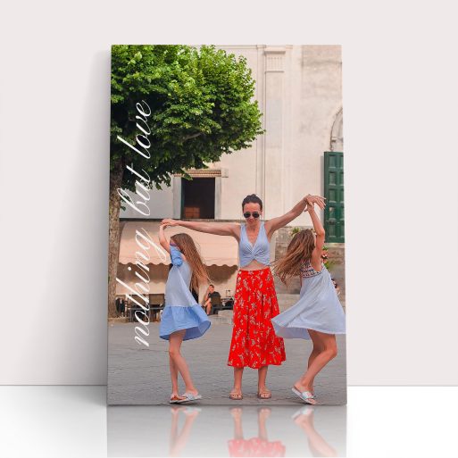 Photo of a canvas print called 'Nurturing Moments'. It is 30cm x 20cm in size, in a Portrait orientation. It has space for 1 photos.