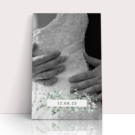 Photo of a canvas print called 'Sealed with Love'. It is 30cm x 20cm in size, in a Portrait orientation. It has space for 1 photos.