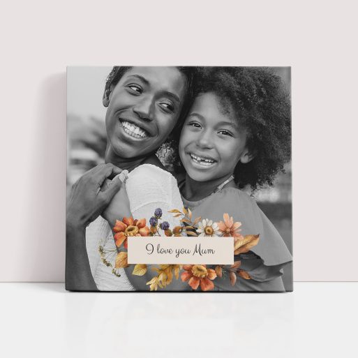 Photo of a canvas print called 'Blooming Motherhood'. It is 30cm x 30cm in size, in a Square orientation. It has space for 1 photos.