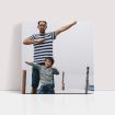 Personalised Fatherly Festivities Stretch Canvas Prints - Celebrate Fatherhood with Utterly Printable