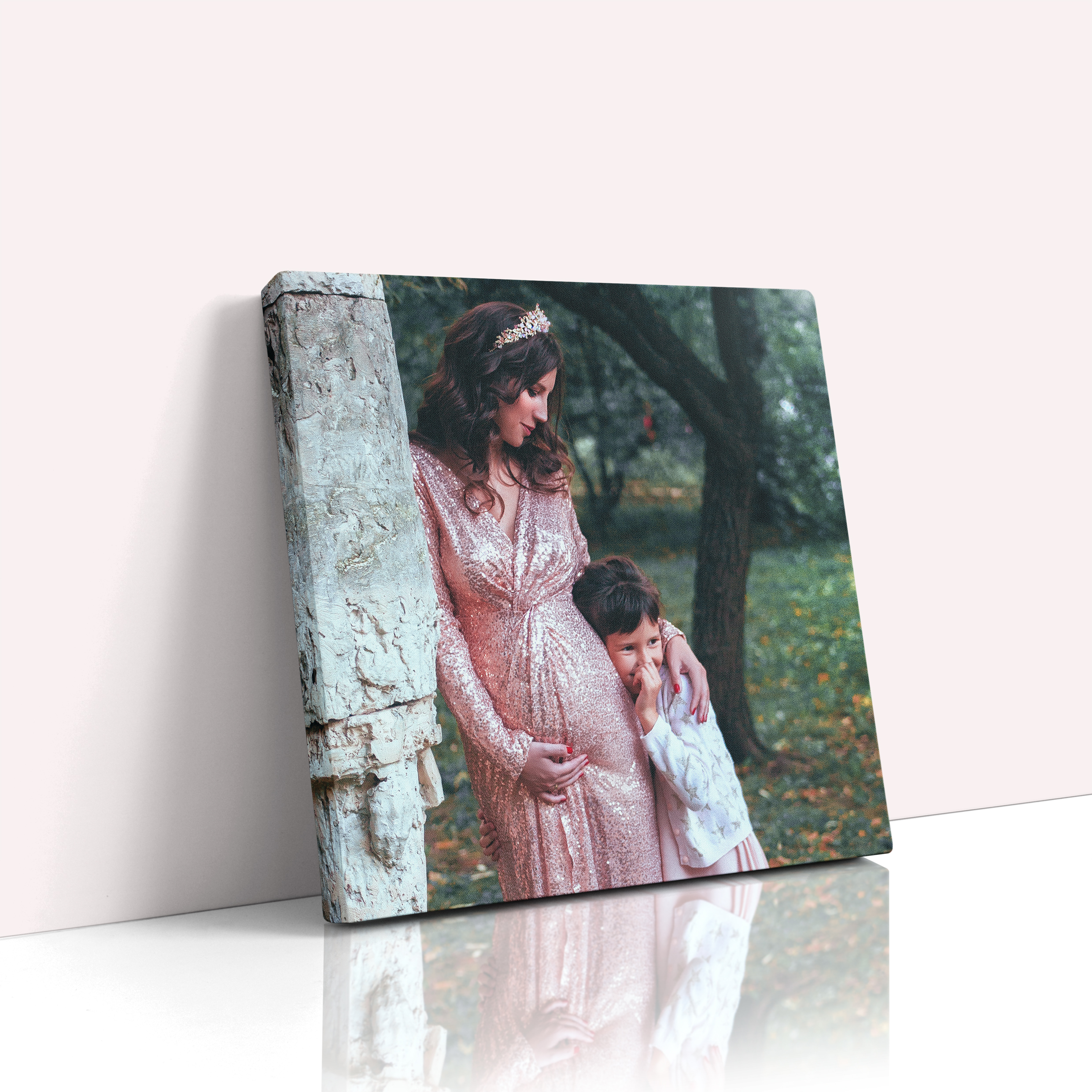 Photo of a canvas print called 'Motherhood Magic'. It is 30cm x 30cm in size, in a Square orientation. It has space for 1 photos.