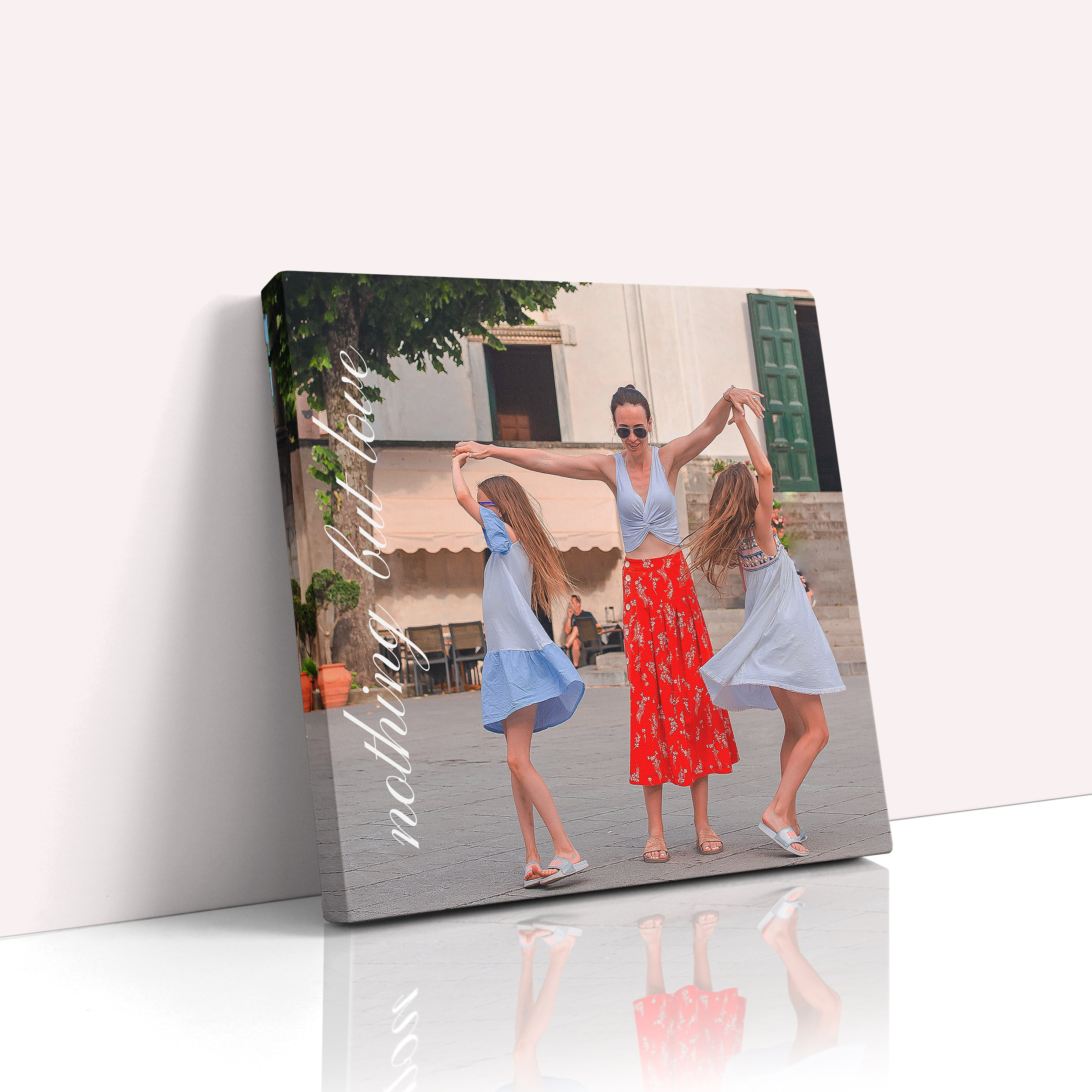  Personalised Timeless Moments Stretch Canvas Print - Crafted from durable acrylic-coated polyester, this portrait-oriented canvas preserves cherished memories for lasting beauty.