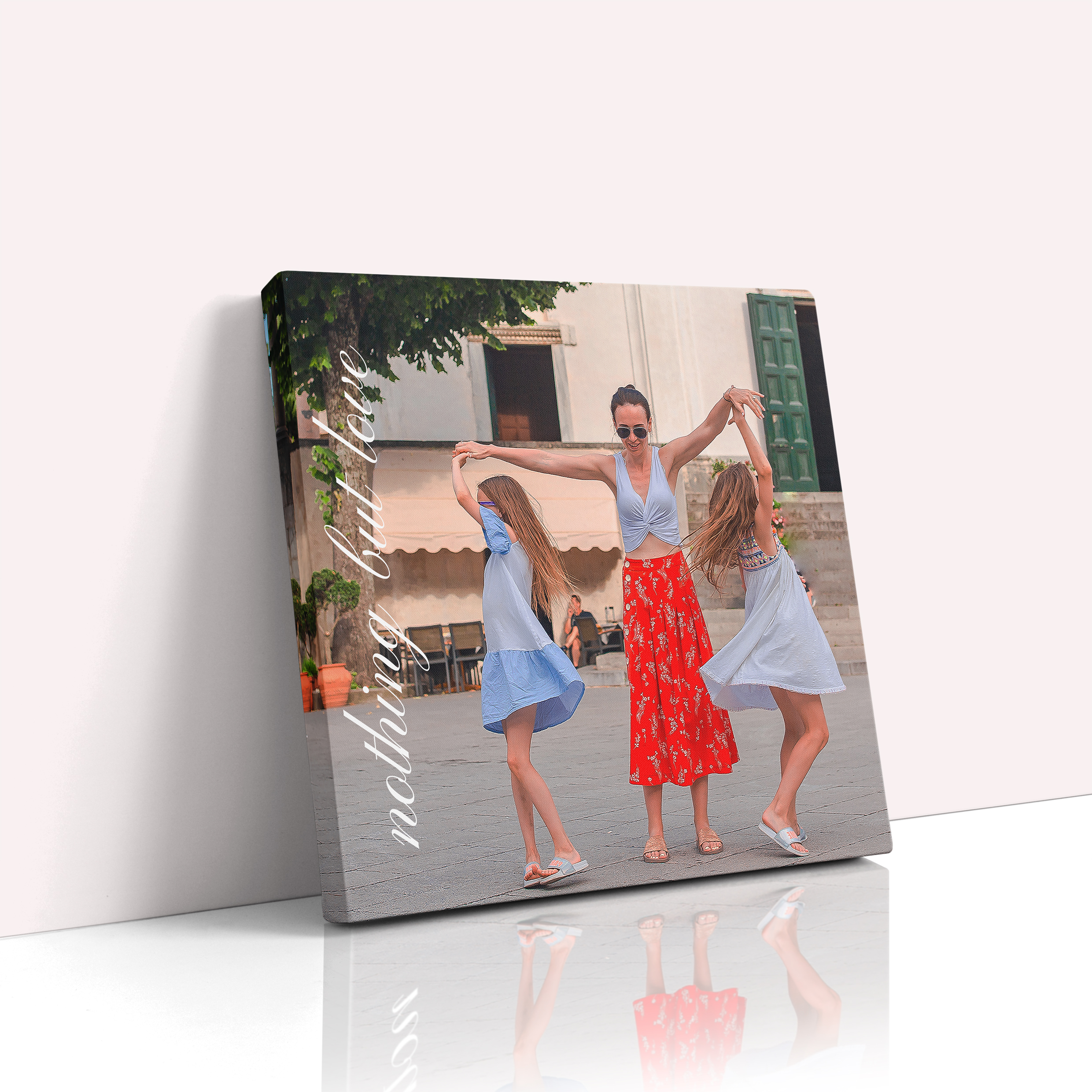 Photo of a canvas print called 'Nurturing Moments'. It is 30cm x 30cm in size, in a Square orientation. It has space for 1 photos.