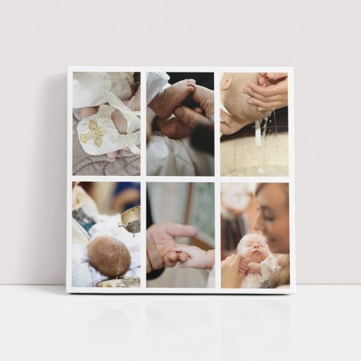 Photo of a canvas print called 'Photographic Symphony'. It is 30cm x 30cm in size, in a Square orientation. It has space for 6 photos.
