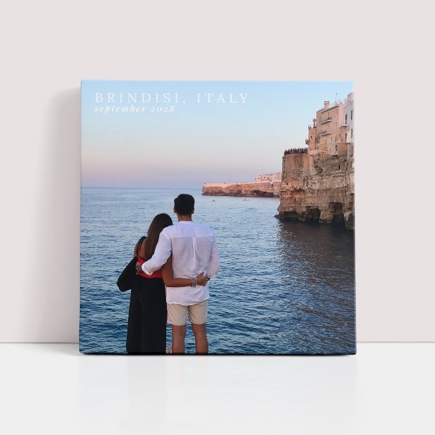 Shared Moments Personalised Stretch Canvas Print - Capture Nostalgia with Landscape Memories