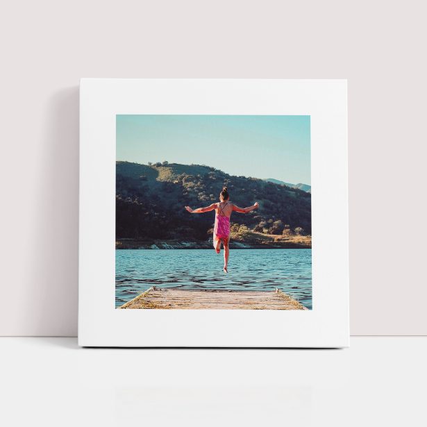 Photo of a canvas print called 'Stacked'. It is 30cm x 30cm in size, in a Square orientation. It has space for 1 photos.