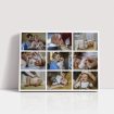  Personalized 9-Fold Stretch Canvas Print - Cherish and Exhibit 9 Cherished Photos