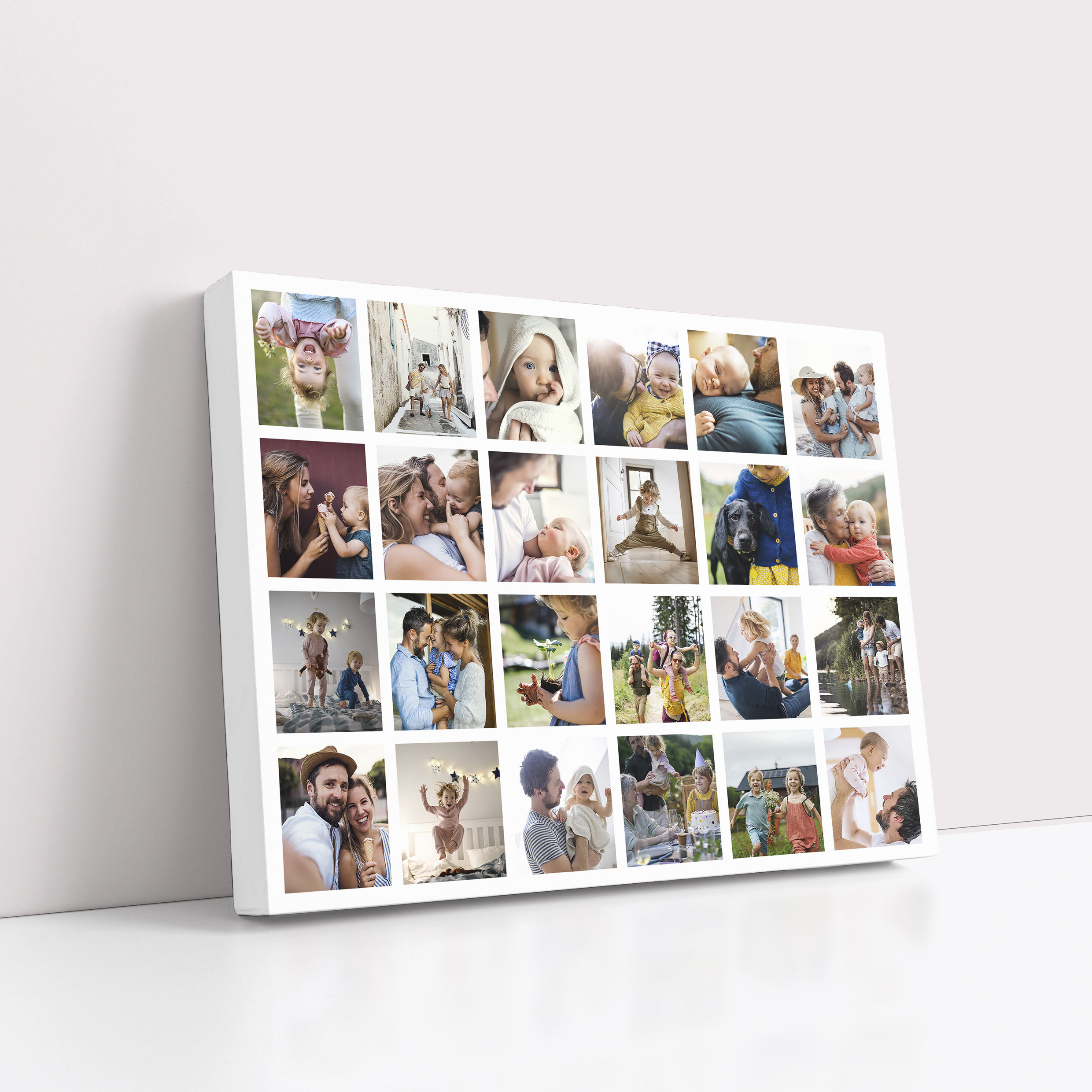  Collage of Memories Personalised Stretch Canvas Print - Stunning Compilation of Treasured Moments