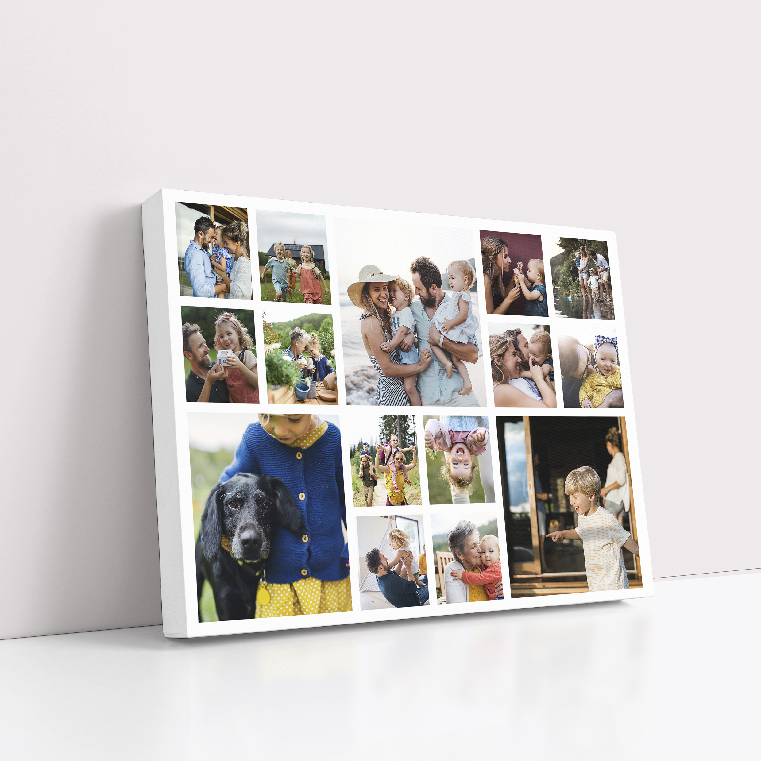  Personalized Memories Overload Stretch Canvas Print - Customizable with 10+ Cherished Photos